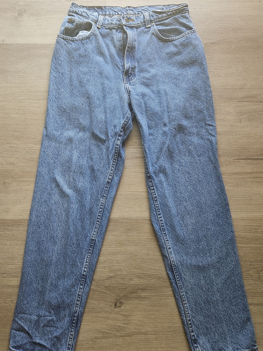 Vintage 90s Open Trails Light Wash Mom Jeans High Rise Straight Leg Denim
